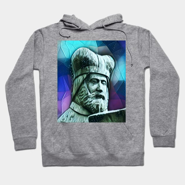 Geoffrey of Monmouth Portrait | Geoffrey of Monmouth Artwork 6 Hoodie by JustLit